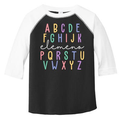 ABC ELEMENO Funny Alphabet Toddler Fine Jersey T-Shirt