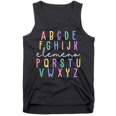 ABC ELEMENO Funny Alphabet Tank Top