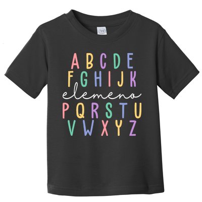 ABC ELEMENO Funny Alphabet Toddler T-Shirt