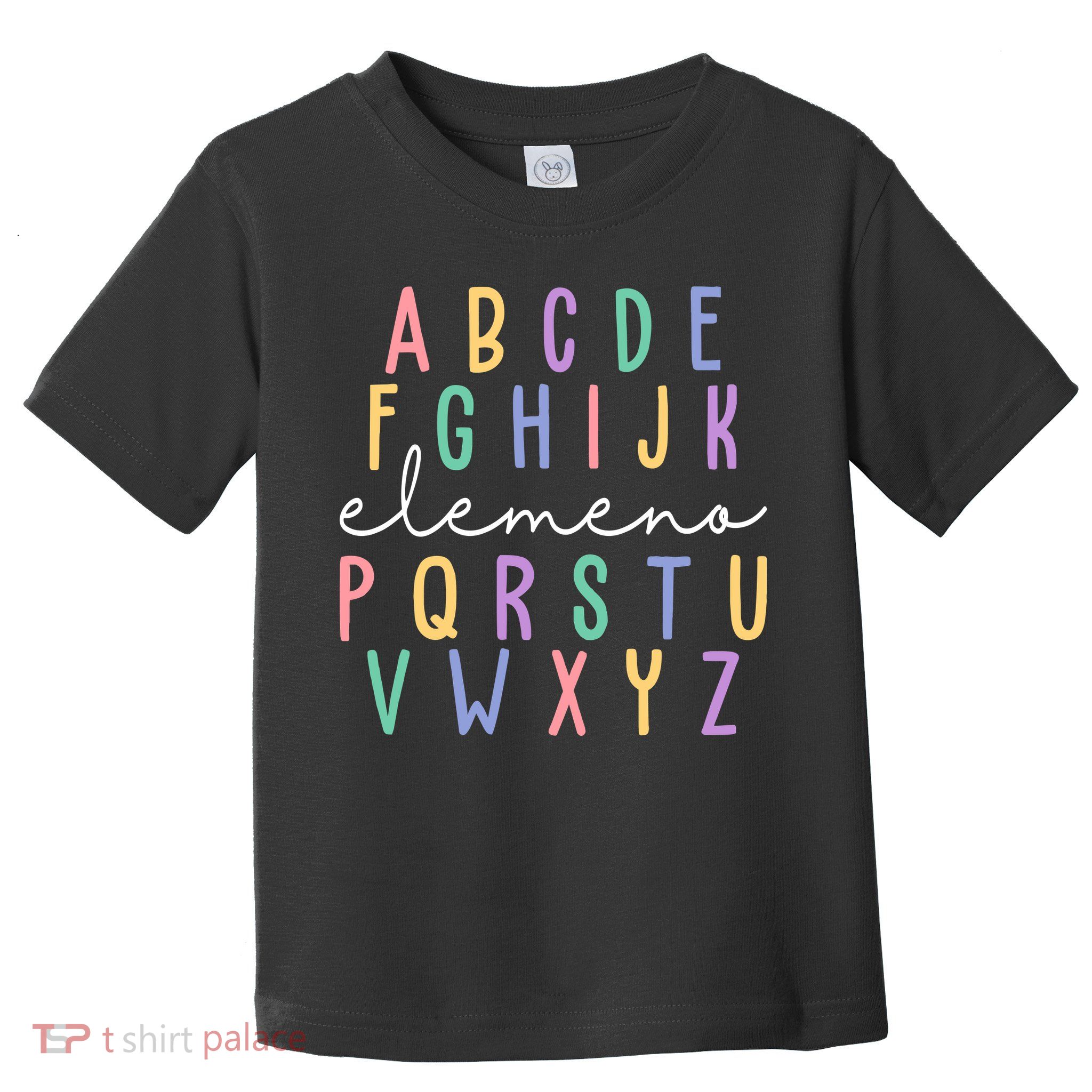 ABC ELEMENO Funny Alphabet Toddler T-Shirt