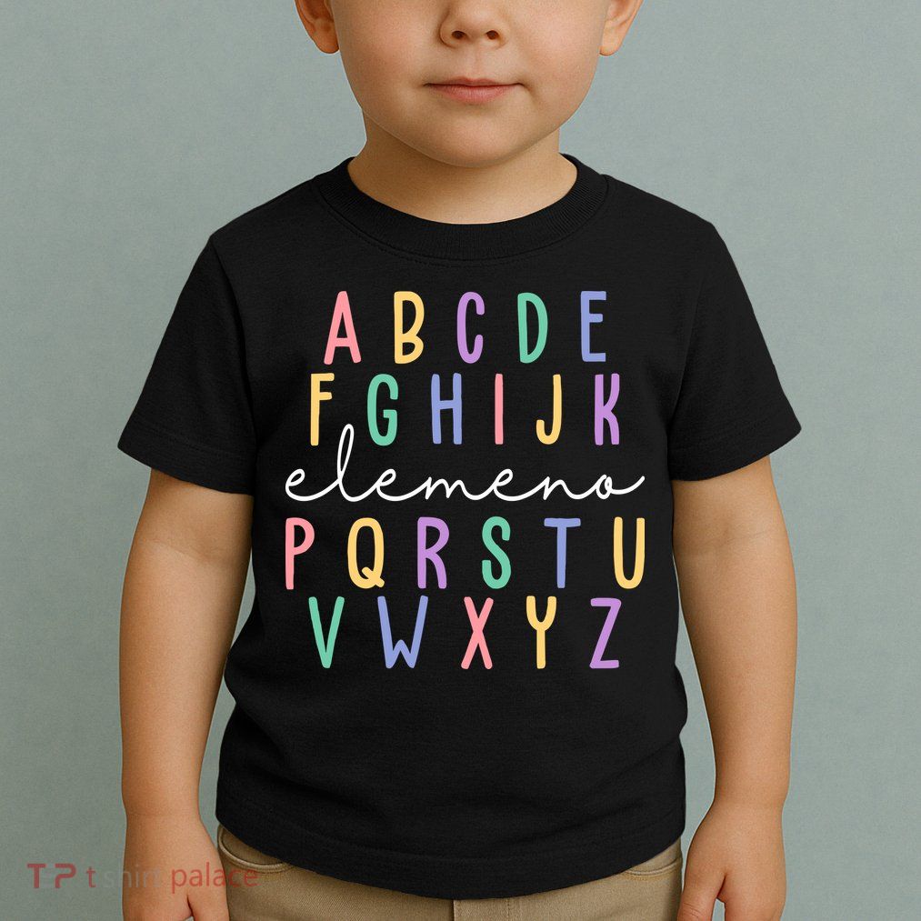 ABC ELEMENO Funny Alphabet Toddler T-Shirt