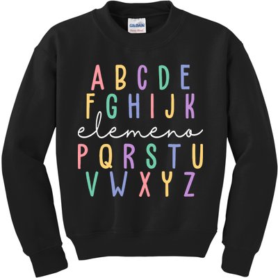 ABC ELEMENO Funny Alphabet Kids Sweatshirt
