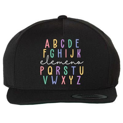 ABC ELEMENO Funny Alphabet Wool Snapback Cap