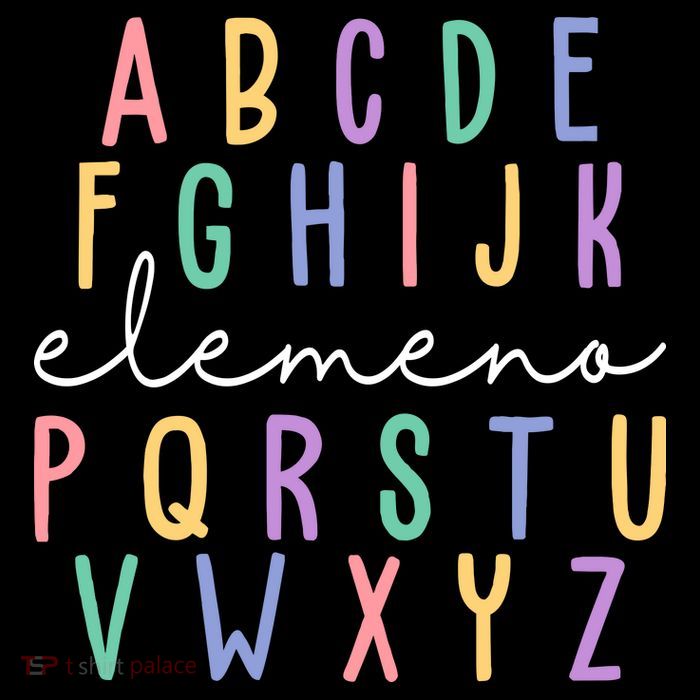 ABC ELEMENO Funny Alphabet Full Zip Hoodie