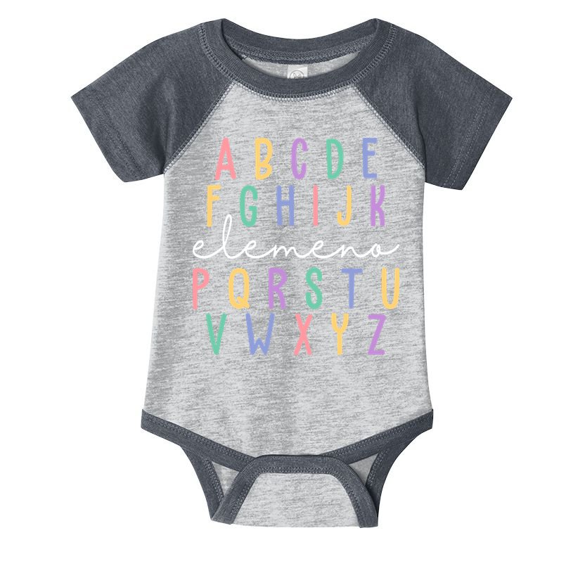 ABC ELEMENO Funny Alphabet Infant Baby Jersey Bodysuit