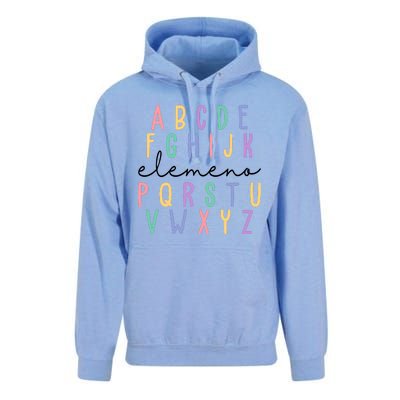 ABC ELEMENO Funny Alphabet Unisex Surf Hoodie