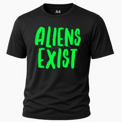 Aliens Exist Funny Alien Performance Shirt