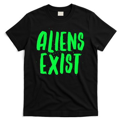 Aliens Exist Funny Alien T-Shirt