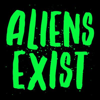 Aliens Exist Funny Alien T-Shirt