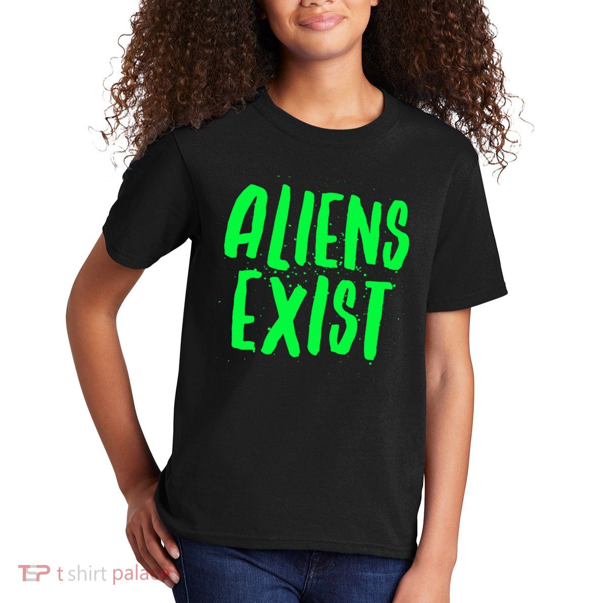 Aliens Exist Funny Alien Kids T-Shirt
