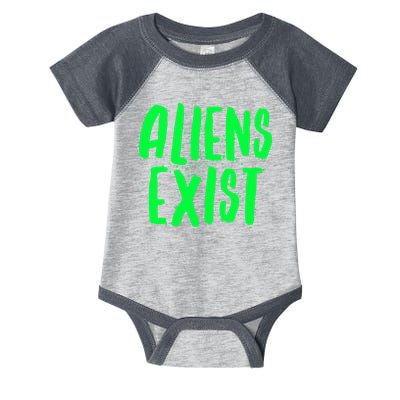 Aliens Exist Funny Alien Infant Baby Jersey Bodysuit