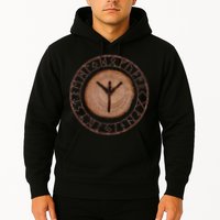 Algiz Elder Futhark Rune Hoodie