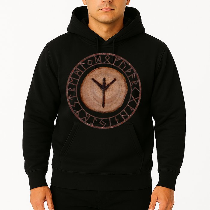 Algiz Elder Futhark Rune Hoodie