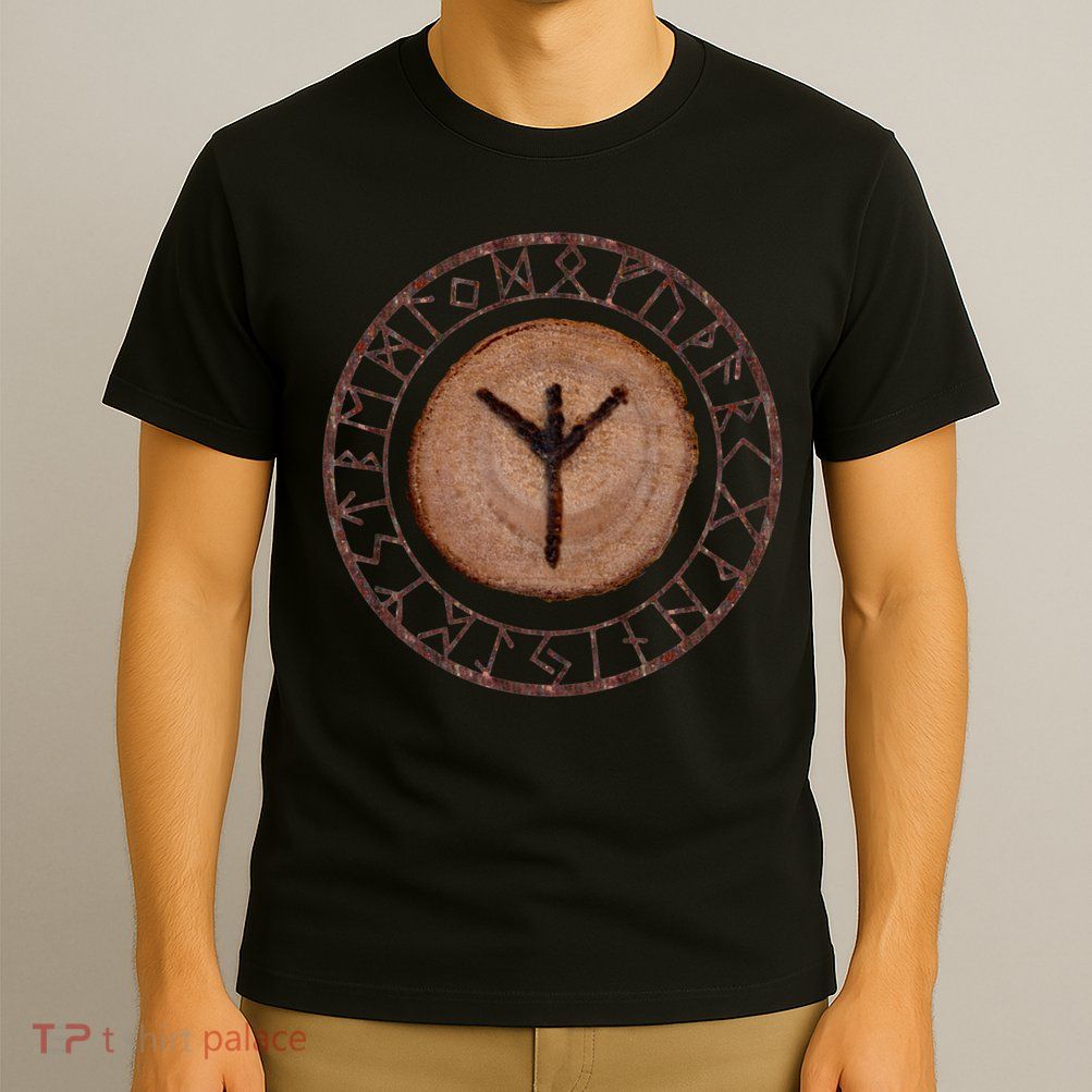 Algiz Elder Futhark Rune T-Shirt