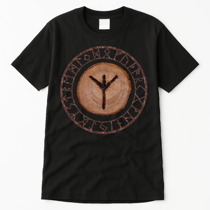Algiz Elder Futhark Rune Tall T-Shirt