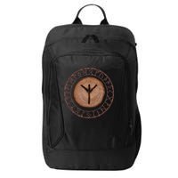 Algiz Elder Futhark Rune City Backpack