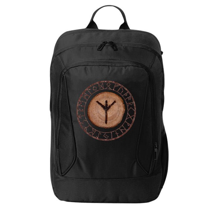 Algiz Elder Futhark Rune City Backpack