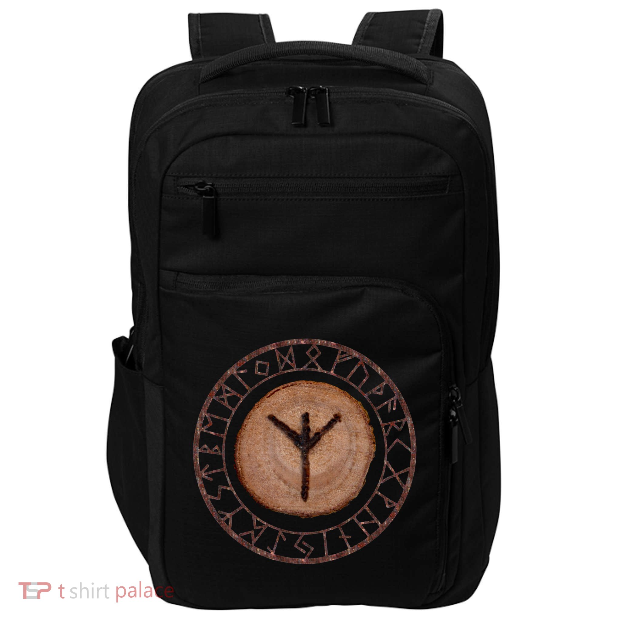 Algiz Elder Futhark Rune Impact Tech Backpack