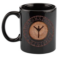 Algiz Elder Futhark Rune 11oz C Handle Ceramic Mug