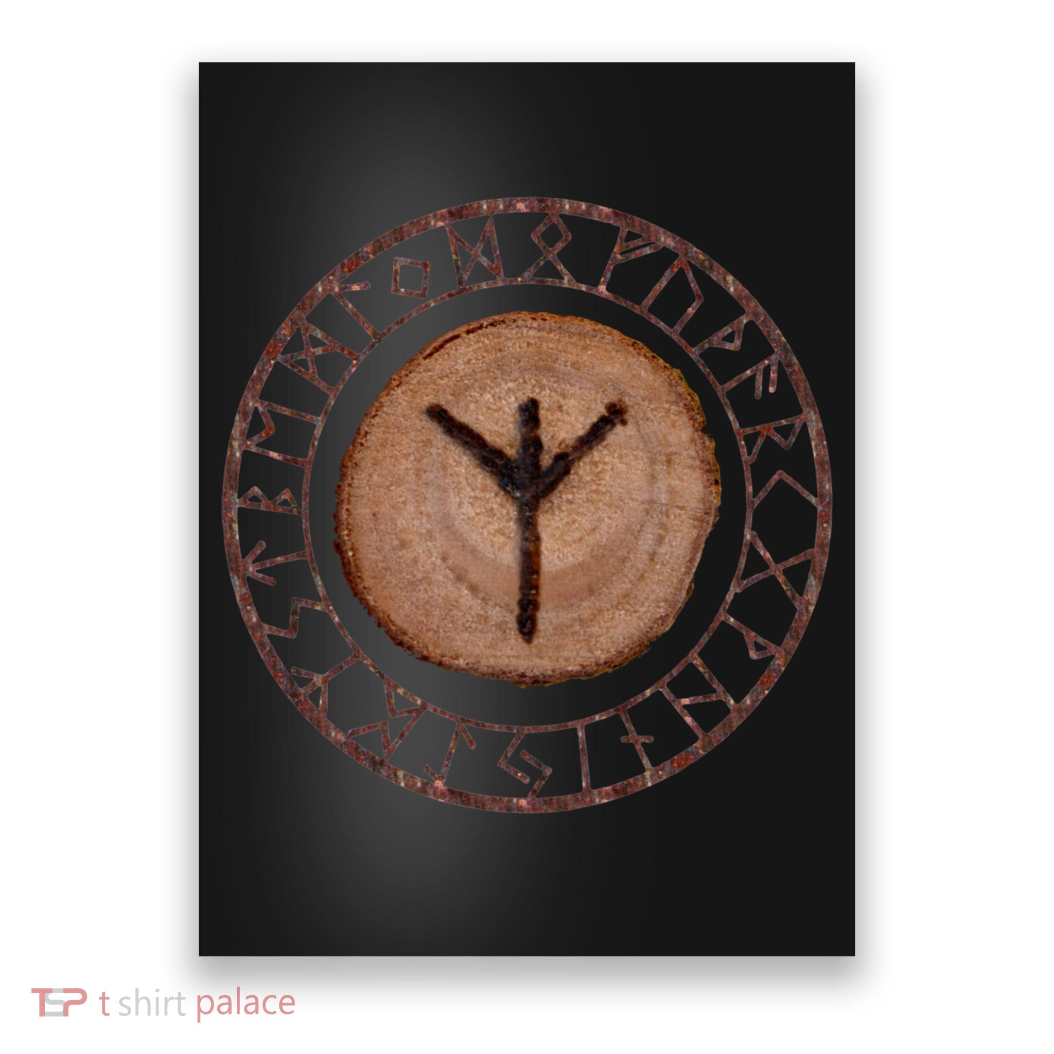 Algiz Elder Futhark Rune Poster