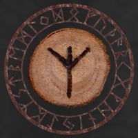 Algiz Elder Futhark Rune 25L Jumbo Tote