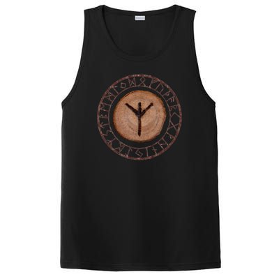 Algiz Elder Futhark Rune PosiCharge Competitor Tank