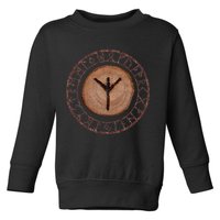 Algiz Elder Futhark Rune Toddler Sweatshirt