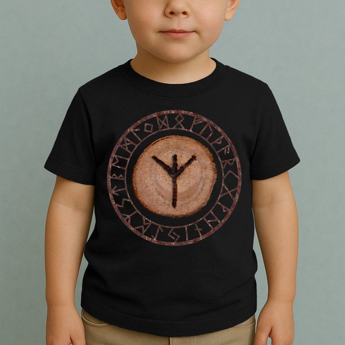Algiz Elder Futhark Rune Toddler T-Shirt