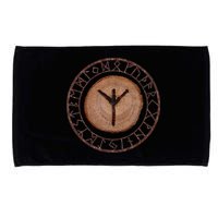 Algiz Elder Futhark Rune Microfiber Hand Towel