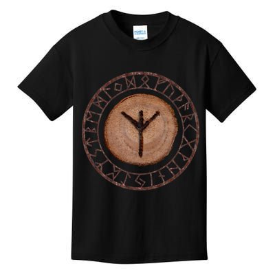 Algiz Elder Futhark Rune Kids T-Shirt