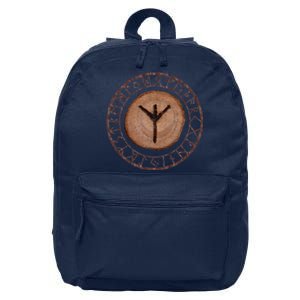 Algiz Elder Futhark Rune 16 in Basic Backpack