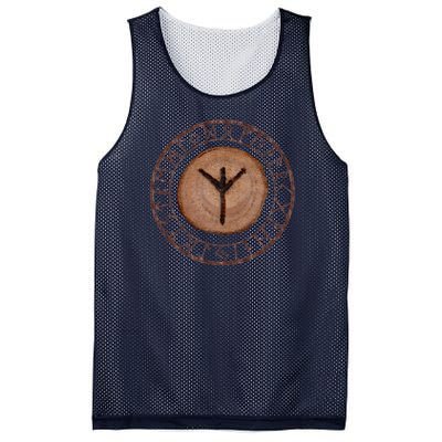 Algiz Elder Futhark Rune Mesh Reversible Basketball Jersey Tank