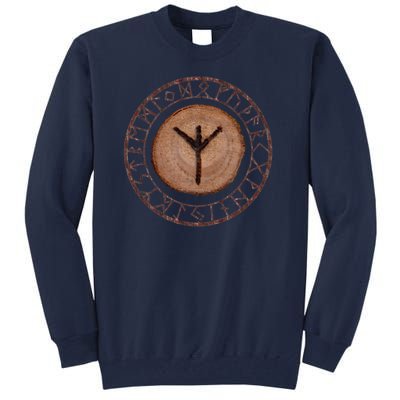 Algiz Elder Futhark Rune Tall Sweatshirt