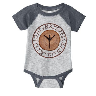 Algiz Elder Futhark Rune Infant Baby Jersey Bodysuit