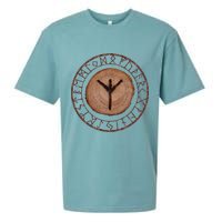 Algiz Elder Futhark Rune Sueded Cloud Jersey T-Shirt