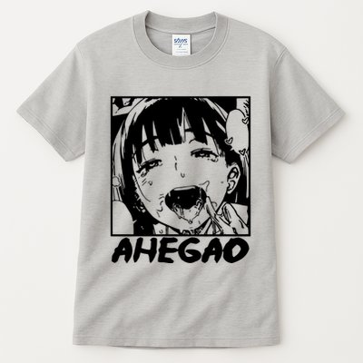 Ahegao Emoji Face Cartoon Tall T-Shirt
