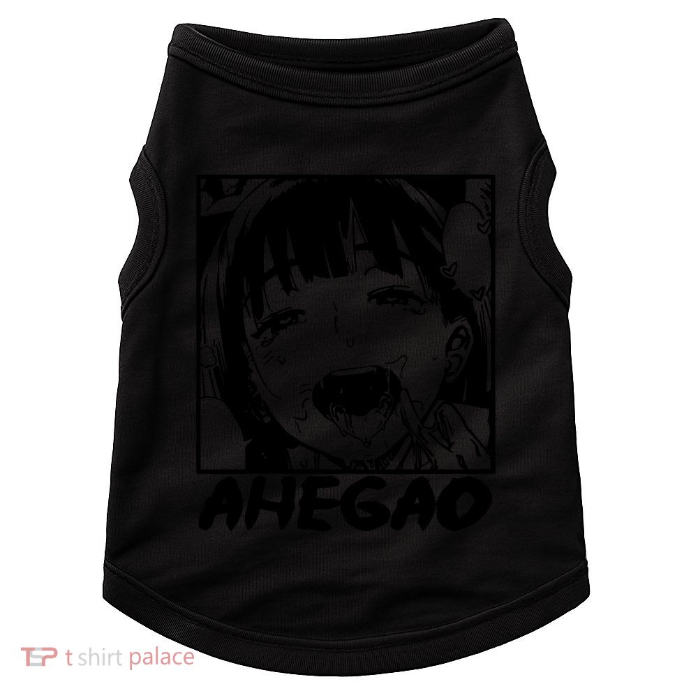 Ahegao Emoji Face Cartoon Doggie Tank