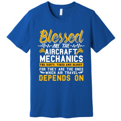 Aircraft Engineer Funny Gift Plane Mechanic Technician Meaningful Gift Premium T-Shirt