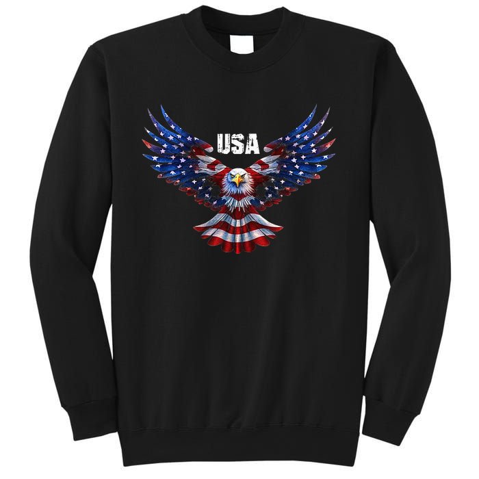 American Eagle Flag USA 4th Of July Sweatshirt