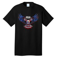 American Eagle Flag USA 4th Of July Tall T-Shirt