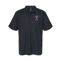 American Eagle Flag USA 4th Of July Softstyle Adult Sport Polo