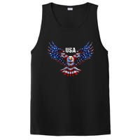 American Eagle Flag USA 4th Of July PosiCharge Competitor Tank