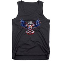 American Eagle Flag USA 4th Of July Tank Top