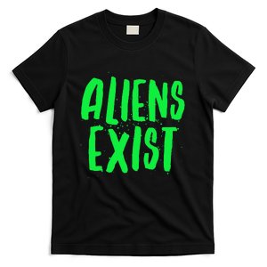 Aliens Exist Funny Alien T-Shirt