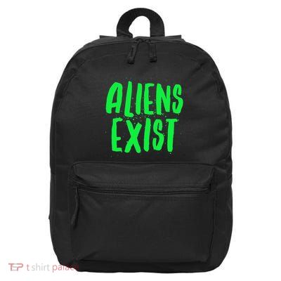 Aliens Exist Funny Alien 16 in Basic Backpack