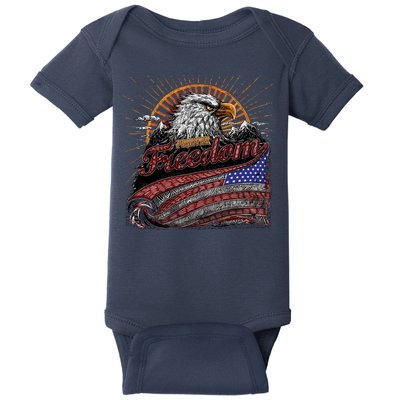 American Eagle Forever Freedom USA Baby Bodysuit