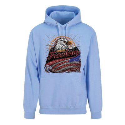 American Eagle Forever Freedom USA Unisex Surf Hoodie