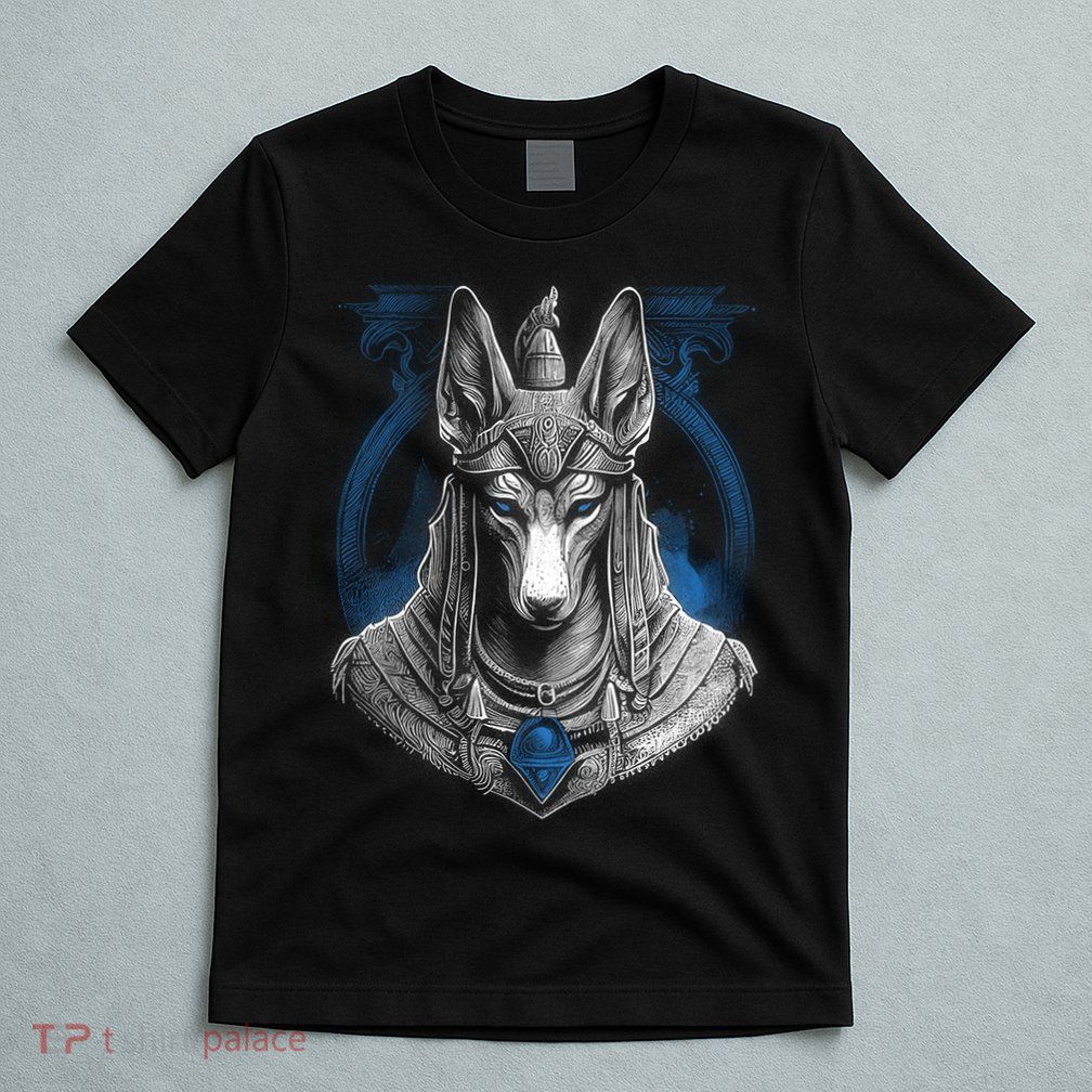 Anubis Egyptian God Realistic T-Shirt