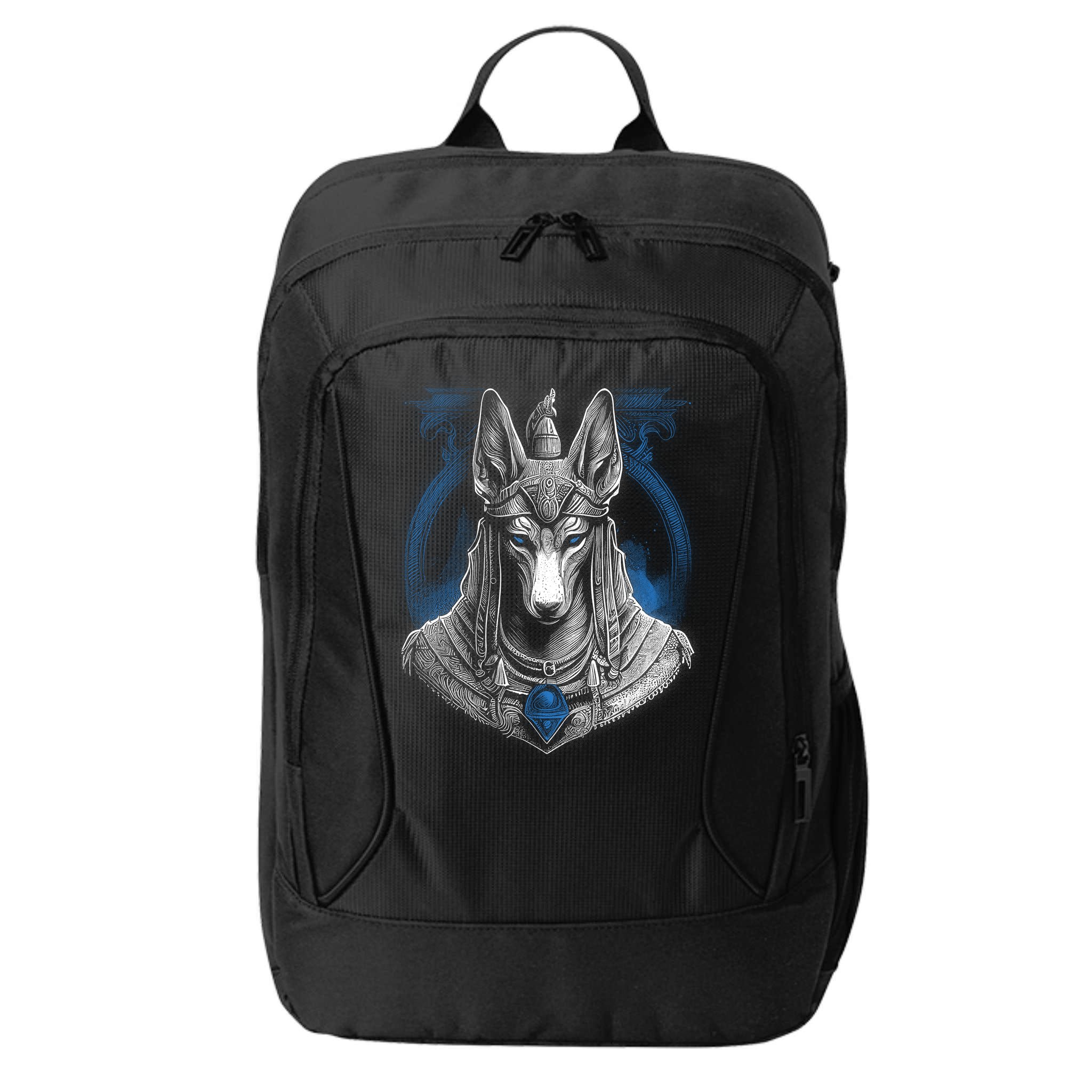 Anubis Egyptian God Realistic City Backpack