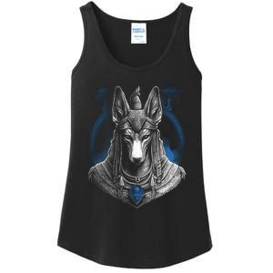 Anubis Egyptian God Realistic Ladies Essential Tank